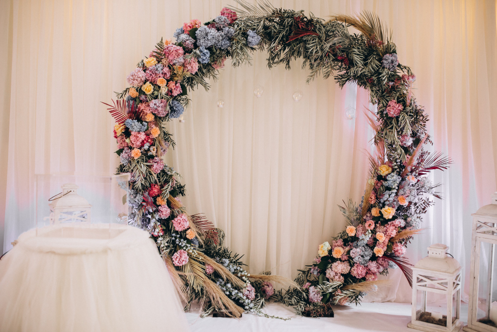 Indoor Wedding Aisle Decoration